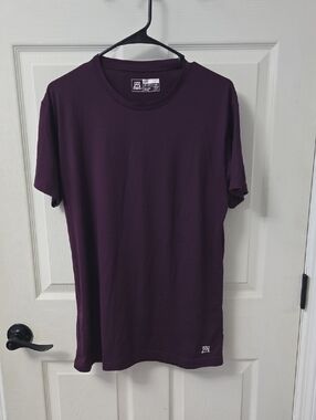 Men's Crew Neck T-Shirt - Deep Plum